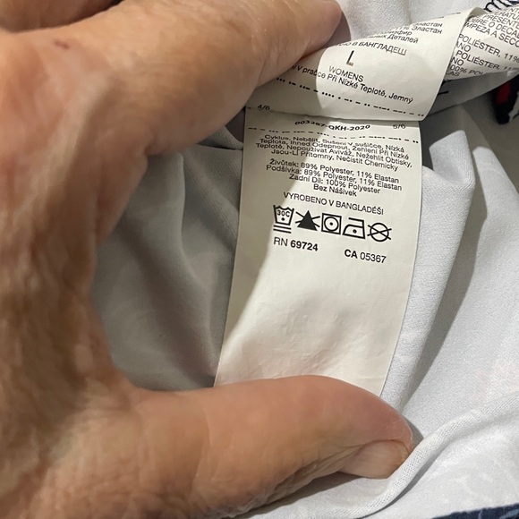 Columbia PFG Large Navy, Red and white patriotic print sleeveless dress - Picture 5 of 8